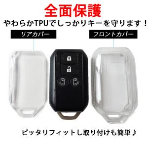スマート キーケース カバー クリア スズキ ...の詳細画像5