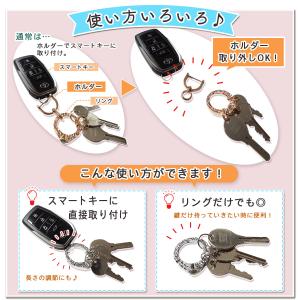 キーホルダー おしゃれ キーリング 鍵 レディ...の詳細画像5