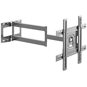 SJBRWN テレビ壁掛け金具 26-55インチ対応 延長アーム式680mm 耐荷重25kg 32 43 49 50型 液晶テレビ用 前後左右上下多角