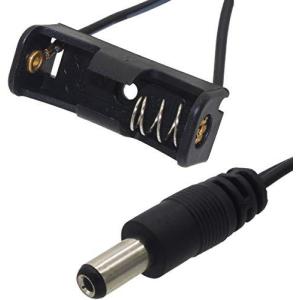 オーディオファン 電池ボックス 23A 12V 2.1mm DCプラグ 25cm 1本
