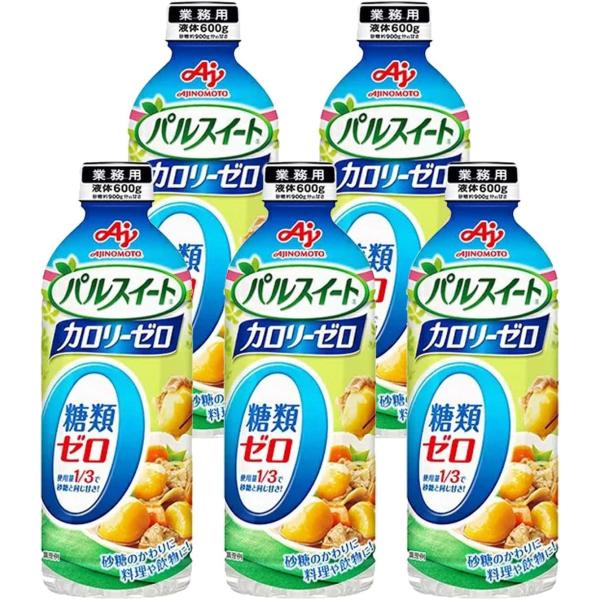 味の素　パルスイート　カロリーゼロ　液体タイプ　600g × 5個 セット