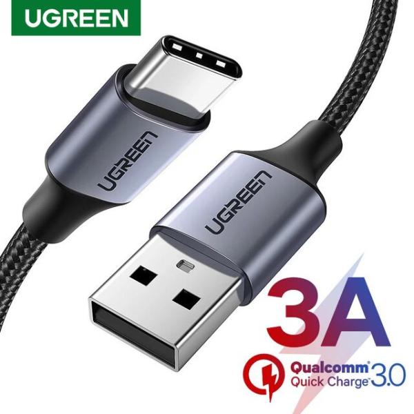Ugreen-USB Type-C Quick Charge 3.0ケーブル,Xiaomi poco...