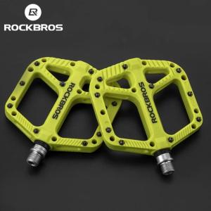 Rockbros-フラットプラットフォームとBMXペダルを備えた超軽量ナイロンサイクリングペダル｜mkshopsjapan