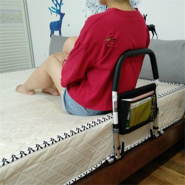 高齢者用ベッドサイドガードレール保護装置高さ調節可能大人用ベッド手すり落下防止保護ベッドに適していま...
