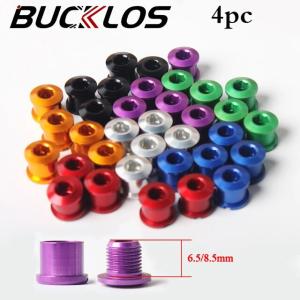 Bucklosアルミ合金ギアボルト6.5ミリメートル8.5ミリメートル自転車チェーンホイールネジ超軽量バイクプレートのネジ1/4pcクランクセット部分｜mkshopsjapan