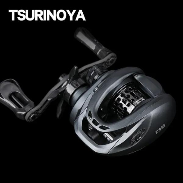 をtsurinoya 153グラム超軽量baitcasting釣りリール6.1グラム浅いスプール餌フ...