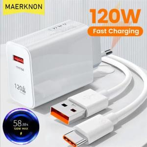 携帯電話用の高速USB充電器,120W,EU/US充電アダプター,iPhone14,Huawei,Samsung,Xiaomi,QC3.0用のACアダ