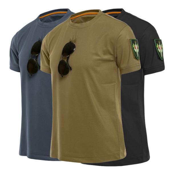 半袖ハイキングTシャツ,アウトドア,速乾性,通気性のあるトップス,ランニング,トレーニング,軍事戦術...