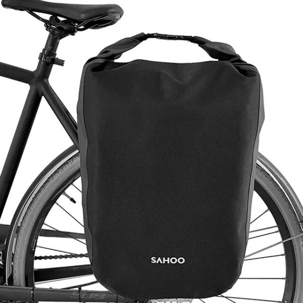 Sahoo-マウンテンバイク,自転車,自転車収納アクセサリー用の防水リアシートバッグ,14l,18l