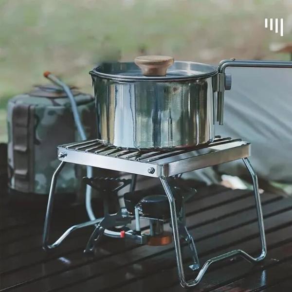 Outdoor Stinless Steel Stove Holder Camping Portab...