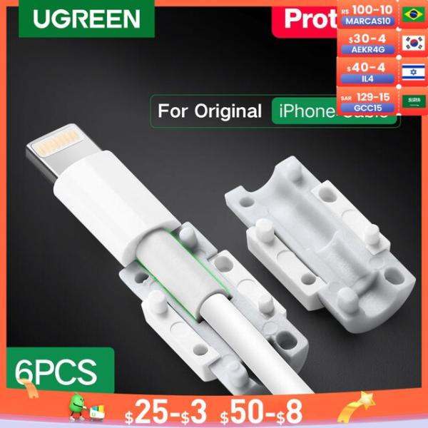 Ugreen-iphone充電器ケーブルプロテクター,usbケーブルプロテクター