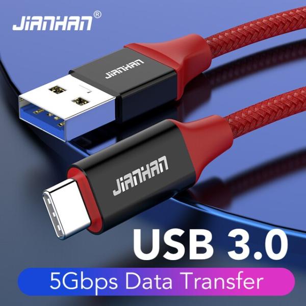 Jianhan usb 3.0タイプCケーブル,Samsung Galaxy s10 s9 Note...