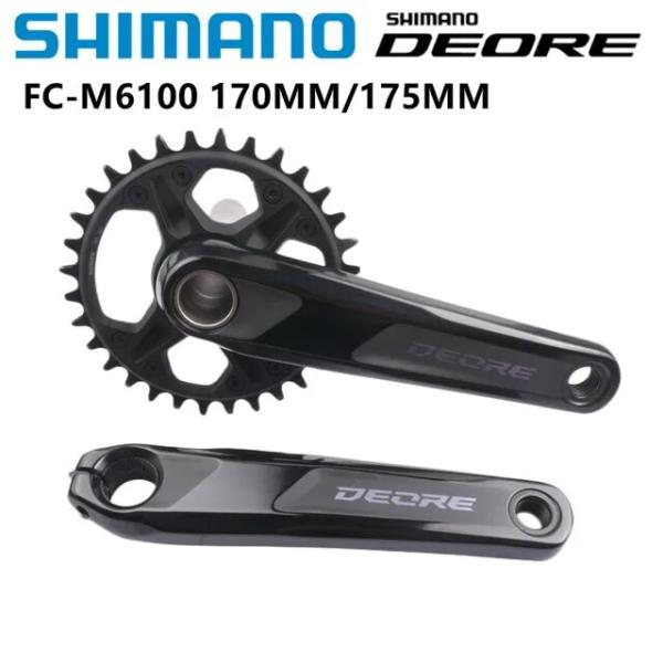 Shimano-Deore M6100 m6120ボトムブラケット,1x12スピード,170mm,3...
