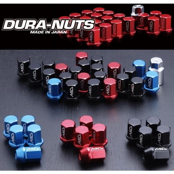 送料無料 MID RAYS ブルー ジュラルミン L35 M12x1.5 19HEX (ナット 20...