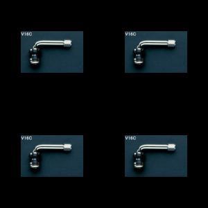 WORK/ワーク エアバルブ 4個セット L型 V16C V24C V27C V36C V39A