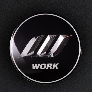 送料無料 新品 正規品 WORK センターキャップ 4枚 [No.120179] [FLAT