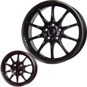 まる マルカサービス 14インチ 4穴 100 4.5J MID WHEELS RX14 ブラック