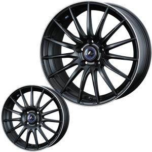 19インチ ホイールセット ブラック/シルバー225.40ZR19、5穴 レイズ HOMURA(ホムラ) 2×9 Plus 19インチ - リーフ ZE0 AZE0(ニッサン