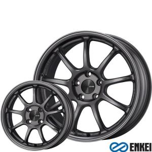 17インチ 5穴 114.3/100 7J/7.5J/8J/9J エンケイ/ENKEI PerformanceLine PF09 ダークシルバー ホイール単品 4本セット