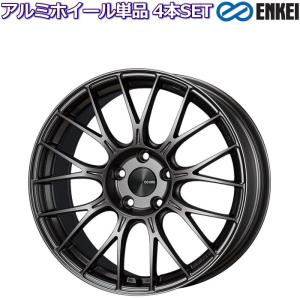 16インチ 4穴 100 5.5J/6.5J エンケイ/ENKEI PerformanceLine PFM1 ダークシルバー ホイール単品 4本セット｜mkst