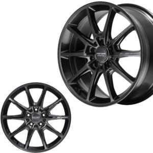 18インチ 5穴 114.3/100 7.5J/8J/8.5J RMPレーシング R25 Plus ディープチタンシルバー ホイール単品 4本セット｜mkst