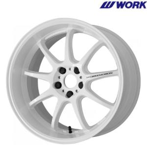WORK 17インチ 4穴 100 7J WORK EMOTION T7R ホワイト ホイール単品 4