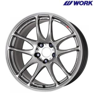 WORK 215/35R18 WORK EMOTION CR Kiwami アッシュドチタン 18インチ 5