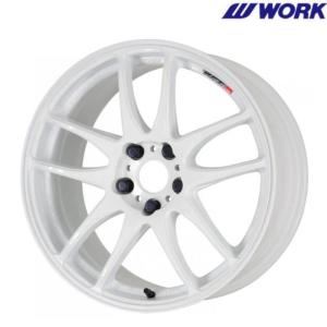 WORK 15インチ 4穴 100 8J WORK EMOTION CR Kiwami ホワイト ホイール