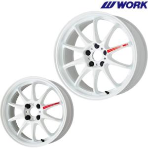 WORK 17インチ 4穴 100 7J WORK EMOTION ZR10 アズールホワイト