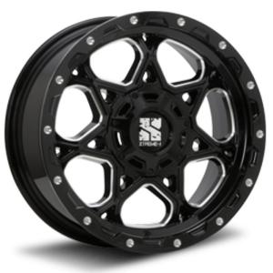 MLJ 16インチ 5穴 114.3 7J XTREME-J XJ07 サテンブラックor