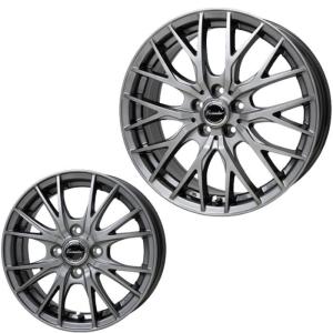 4枚セット】 Verthandi YH-S25V 15x5.5 +50 100x4 BK/POLISH : AUTOWAY