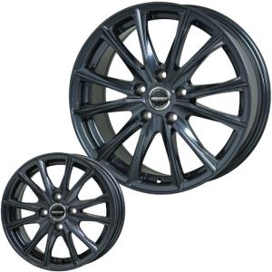 13インチ　アルミホイールガンメタ MID スタッグ 13インチ 4.0J 4H100 +42 ストロングガンメタ アルミ