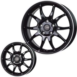 ナンカン NANKANG AW-1 185/60R15 ジースピード P-06 ブラックリムポリッシュ 15インチ 4穴 100 5.5J/6J スタッドレスタイヤ ホイールセット｜mkst