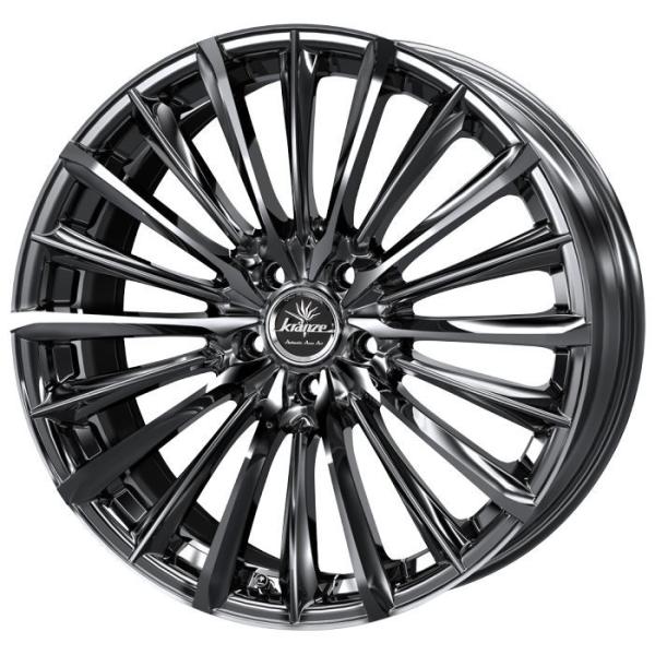 225/50R18 Kranze Vierharm 225EVO SBC/ポリッシュ 18インチ 5...
