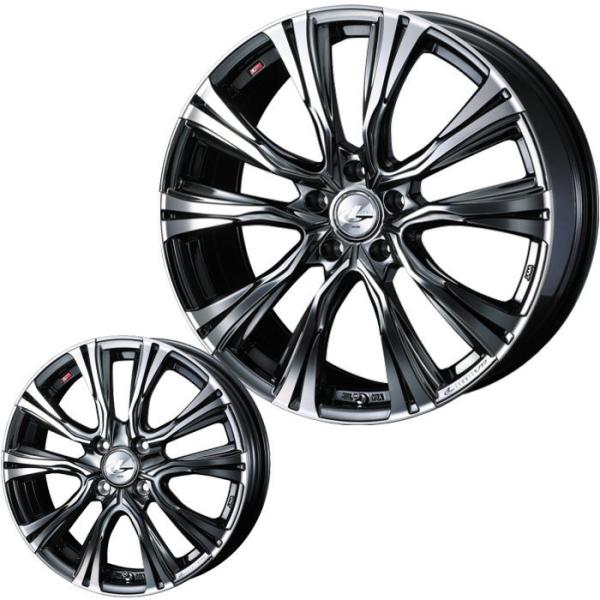 225/50R18 LEONIS VR BMCMC 18インチ 5穴 114.3/100 7J/8J...
