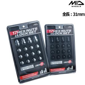 RAYS ジュラルミンロック+ナットL32 ストレートタイプ M12x1.5 RAYS RAYS/レイズ ジュラルミンロックナットセット L32