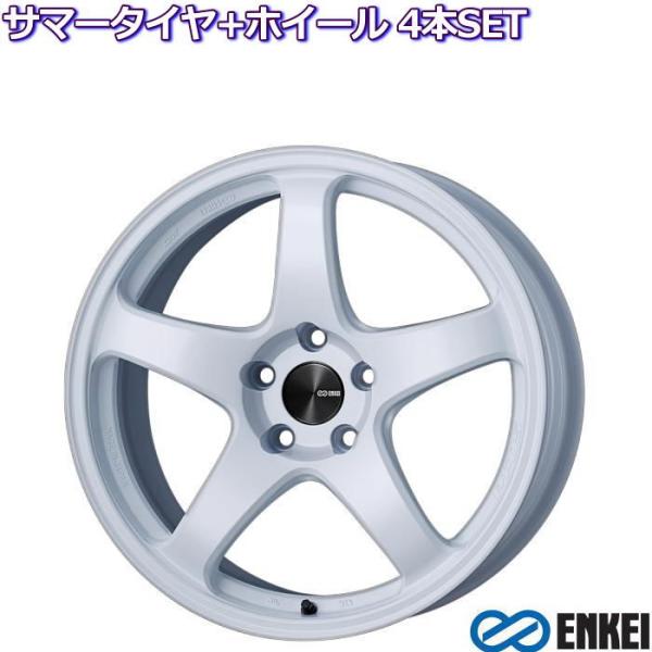 ENKEI PerformanceLine PF05 ホワイト 15インチ 4穴 100 5J サマ...