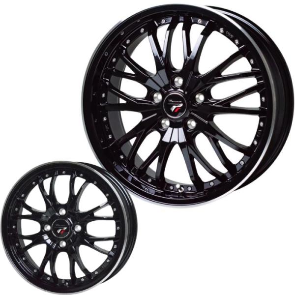 245/40R18 プレシャス HM-3 ブラック+リムポリッシュ 18インチ 5穴 114.3/1...