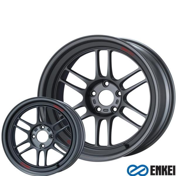 225/50R18 エンケイ/ENKEI Racing RPF1 RS マットダークガンメタ 18イ...