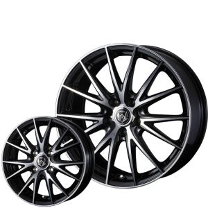 ダンロップ ウィンターマックス WM03 185/60R15 ライツレー VS ブラックメタリックポリッシュ 15インチ 4穴 100 5.5J スタッドレスタイヤ ホイールセット｜mkst