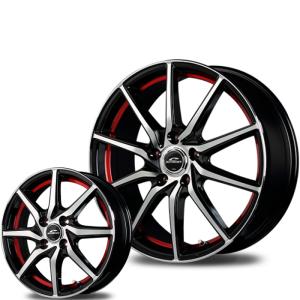 ダンロップ ウィンターマックス WM03 185/60R15 シュナイダー RX810 アンダーカットレッド 15インチ 5穴 114.3/100 6J スタッドレスタイヤ ホイールセット｜mkst