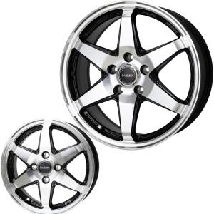 ダンロップ ウィンターマックス WM02 165/70R14 ヴァレット アンクレイ ブラックポリッシュ 14インチ 4穴 100 5J スタッドレスタイヤ ホイールセット｜mkst