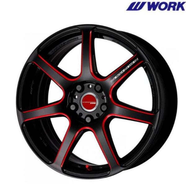 225/50R18 WORK EMOTION T7R kurenai  18インチ 5穴 100 1...