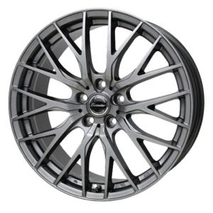 4枚セット】 Verthandi YH-M7V 17x7.0 +48 114.3x5 METALLIC GRAY