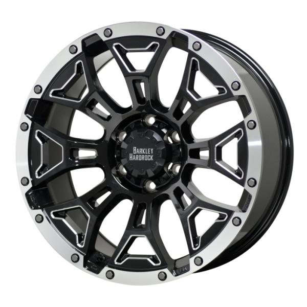 ホイール単品 1本 20インチ 8.5J+20 6H-139.7 BARKLEY HARDROCK ...
