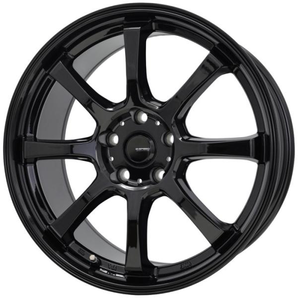 ホイール単品 1本 16インチ 6.5J+50 5H-114.3 G.Speed G-08 メタリッ...