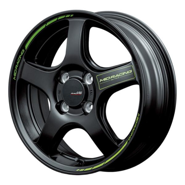ホイール4本セット 15インチ 5J+45 4H-100 MID RACING R50 TypeS ...