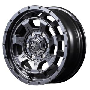 ホイール4本セット 16インチ 6.5J+38 6H-139.7 NITRO POWER M7 PHALANX バレルブラック