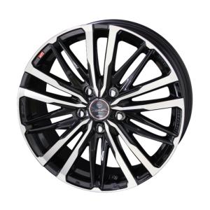 BRIDGESTONE Playz PZ-X 205/60R15 91H SMACK CREST サファイアブラックポリッシュ 15インチ 6J+53 5H-114.3 サマー 4本セット