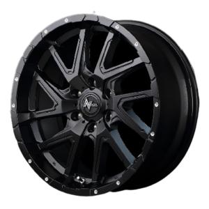 YOKOHAMA GEOLANDAR M/T G003 LT285/70R17 121/118Q NITRO POWER DERINGER セミグロスブラック 17インチ 8J+20 6H-139.7 4本セット